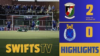 EXTENDED HIGHLIGHTS  Glentoran 20 Dungannon Swifts 121024 [upl. by Licht299]