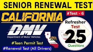 California DMV Written Test 2024  DMV Senior Written Test 2024 California  californiadmvtest [upl. by Icart]