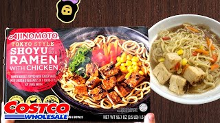 Ajinomoto Tokyo Style Shoyu Ramen with Chicken  Costco Product Review [upl. by Gigi]