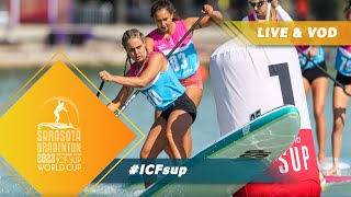 Distance  2023 ICF Stand Up Paddling SUP World Cup Sarasota Florida USA [upl. by Zehe]