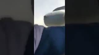 PEOPLE CLIMBING USA Military Plane [upl. by Aneahs]