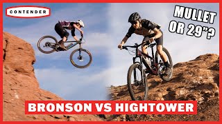 Santa Cruz Bronson VS Hightower  Ride Review  Contender Bicycles [upl. by Yborian]