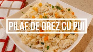 Pilaf de Orez cu Pui  Reteta Delicioasa de Pilaf de Orez cu Piept de Pui [upl. by Letsirhc]