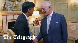 King meets with Rishi Sunak for first audience after cancer diagnosis [upl. by Karlie]