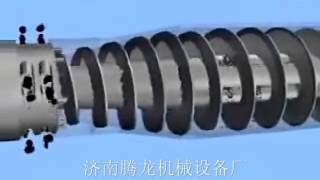 working principle of horizontal screw decanter centrifuge [upl. by Elokkin]