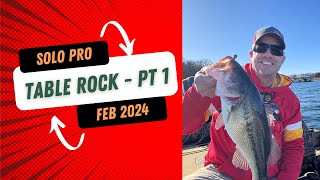 2024 SoloPro  TABLE ROCK BASS FISHING  Part 1 [upl. by Galvin]