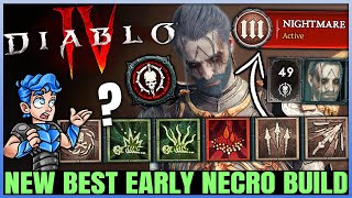 Diablo 4  New Best Highest Damage Necromancer Build  FAST 170  Skills Aspects amp Gameplay Guide [upl. by Riocard]