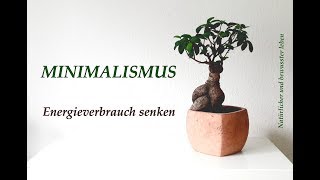 Minimalismus  Energie amp Umwelt I Strom sparen und dadurch die Umwelt schützen [upl. by Rovaert]