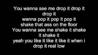 Ester Dean Ft Lil Wayne  Drop It Low Remix LYRICS ON SCREENmp4 [upl. by Anaert]