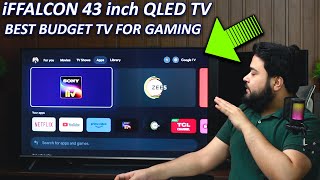 iFFALCON iFF43Q73 4K QLED Google TV Detailed Review In HINDI  Dolby Vision amp HDR 10 ⚡⚡ [upl. by Salkcin]