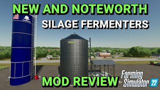 Pair of Silage Fermenting Factories  Mod Review  Farming Simulator 22 [upl. by Ybbor]