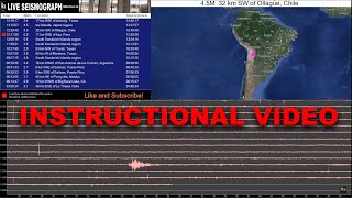 Seismograph Live Stream Instructions [upl. by Favata337]