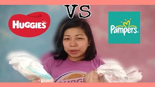 Pampers VS Huggies Dry Pants Diaper Review  VLOG 7 [upl. by Uttica]