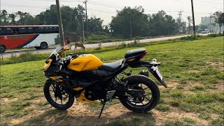 Suzuki Gsxr 150 bike  Yellow GSX R150  Abs Dual Channel gsxr 2024 reviews [upl. by Madlen]