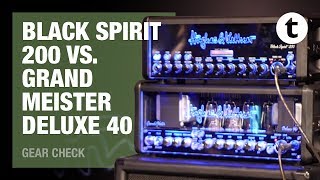 Which is better  Hughes amp Kettner Black Spirit 200 vs Grand Meister Deluxe 40  Thomann [upl. by Clint]