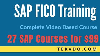 SAP FICO Training  Complete SAP FICO Video Based Course [upl. by Yenahc]