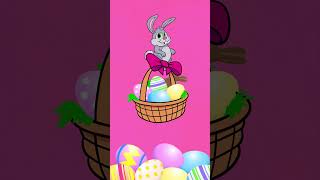 Easter Bunny shorts shortvideo Celebrate Easter with this shortsvideo kidssongs childrensongs [upl. by Quiteri]