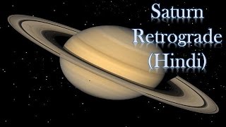 Saturn Retrograde in Horoscope HINDI [upl. by Labaw]