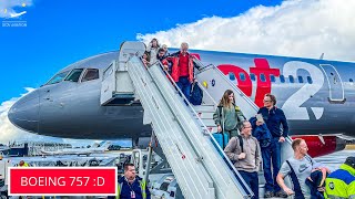 4K TRIP REPORT  35 years old B757  MAGIC Jet2com  Boeing 757200  Manchester to Geneva [upl. by Oremodlab]