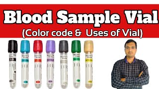 Color code of vacutainer used in laboratoryBlood collection tubessample vialsblood bottel guide [upl. by Jillana455]