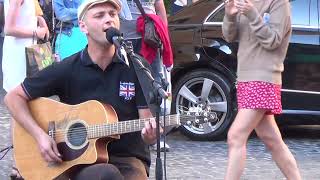 Crazy Diamond Pink Floyd Pantheon Rome Street Musicians [upl. by Elidad846]