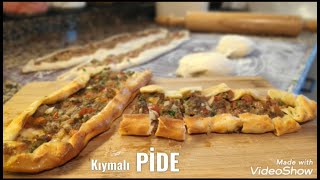 Kıymalı pide tarifi Meşhur pideci HASAN USTA tarifi Kıymalı pide nasıl yapılır [upl. by Nnylrac]