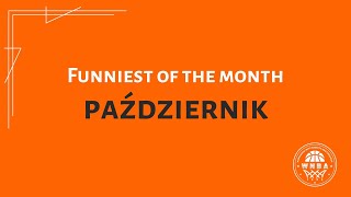 Funniest of the month  najzabawniejsze akcje października Warszawski Nurt Basketu Amatorskiego [upl. by Grefe963]