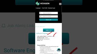 Hexagon is hiring for Software Engineer Freshers jobs Daily Job Updates Software Engineer Jobs Btech [upl. by Nnaecyoj]