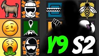 The BEST Tier List For Y9S2 Operation New Blood  Rainbow Six Siege [upl. by Gillespie]