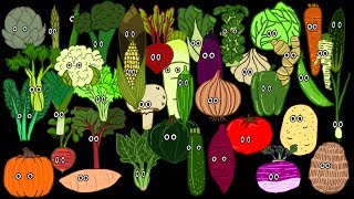 Vegetable Song  The Kids Picture Show Fun amp Educational Learning Video [upl. by Marje]