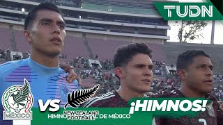 ¡SUENAN LOS HIMNOS El Rose Bowl vibra  México 00 Nueva Zelanda  Amistoso Internacional  TUDN [upl. by Colner]