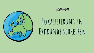 Lokalisierung in Erdkunde schreiben  Aufbau  Beispiel  Geographie  Klausur  PDF  Musterlösung [upl. by Nemajneb991]