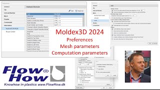 Moldex3D2024R3 Preferences Mesh parameters and Computation parameters [upl. by Autrey]