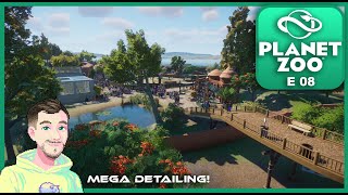 MEGA DETAILING TIMELAPSE  Planet Zoo Gameplay  Episode 08  Full Franchise [upl. by Winser]