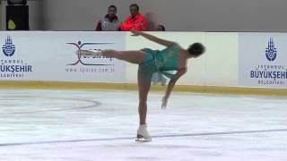 24 Anne Line GJERSEM NOR  ISU JGP Istanbul 2012 Junior Ladies Free Skating [upl. by Weywadt]