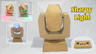 How To Make Sharpy Light At Home With Cardboard sharpy light kaise banaye Ghar par RGB sharpy light [upl. by Bringhurst565]