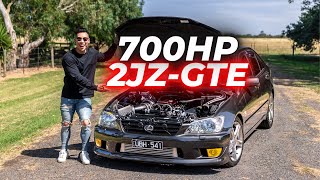 700HP BUILT SINGLE TURBO 2JZ GTE LEXUS IS300 The Wild Sleeper RIPS [upl. by Mcconaghy]