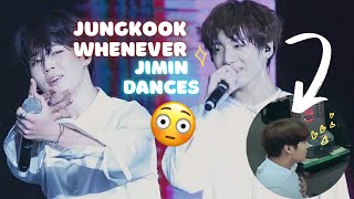 Jungkook Whenever Jimin Dances [upl. by Rayner]