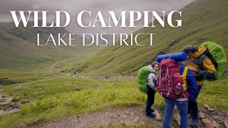 Wild Camping Lake District 🏕️ we burned the tent  Weekend Trip from London [upl. by Boj]