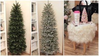 Decorating For Christmas  DIY Snowy Christmas Tree  Christmas Decor [upl. by Lawlor]