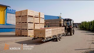 KRÓLIK bin handling system at Farm Gadz [upl. by Babs]