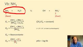 Baseconstante Kb en ionisatiegraad [upl. by Adnilra285]