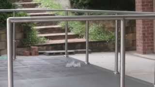 How to Install DIY Stainless Steel Posts and Handrails [upl. by Marquis]