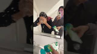 Unlimited face wash prank🫧 comedy youtubeshorts trending funny love viralvideo [upl. by Tenom]