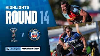 Harlequins v Bath  HIGHLIGHTS  Brilliant 11Try Game  Gallagher Premiership 202324 [upl. by Rekyr]