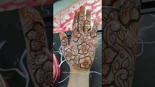 CutworkNegative work mehndi design trendinmehndi hennadesignsforbeginnersstepbystep viralvideo [upl. by Rehpotisrhc]