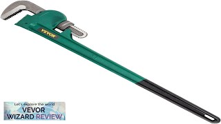 VEVOR 36Inch Cast Steel Straight Pipe Wrench Ideal for 2” to 312” Review [upl. by Derby]