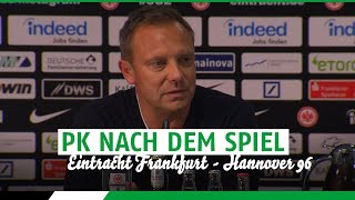 PK nach dem Spiel  Eintracht Frankfurt  Hannover 96 [upl. by Atteloj410]