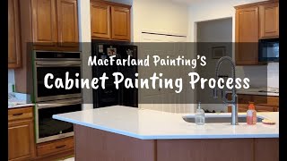 Cabinet Painting Process How to Paint Kitchen Cabinets [upl. by Etom846]