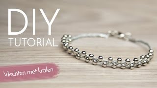 Sieraden maken met Kralenwinkel Online  Vlechten met kralen [upl. by Goddart608]